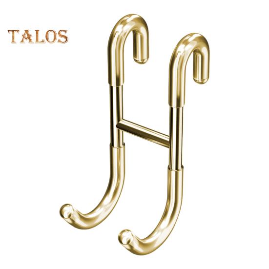 Вешалка для полотенец, крючок для душа на стеклянную дверь, прочный, несущий нагрузку, простой монтаж, S-образный крючок для вешалки для халата в ванной