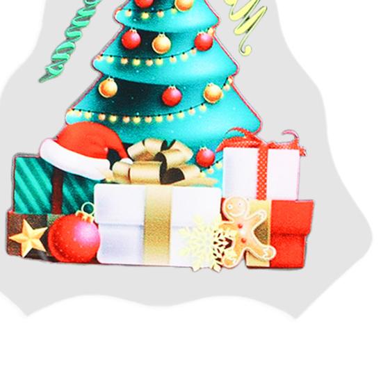 Зимние акриловые украшения Счастливого Рождества Подвесное украшение для рождественской елки Матовый крафт Подвеска для деревьев Окна Двери Декор
