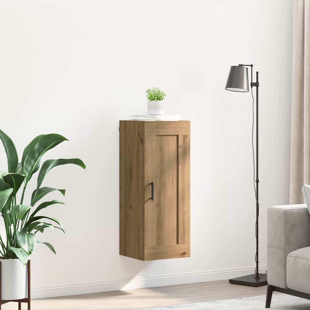 Wall Cabinet Artisan Oak 34.5 x 34 x 90 cm Engineered Wood