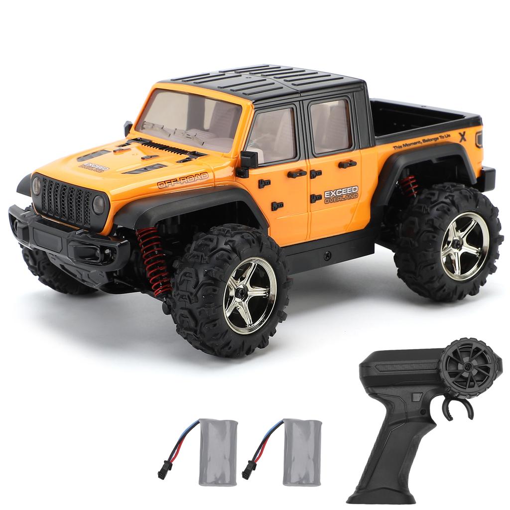 Remote Control Car, 2.4GHz 4WD High Speed 35KPH Crawler Toy, 1:20 Scale Electric Off Road Vehicle with LED Headlights