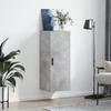 vidaXL Wandschrank Betongrau 34,5x34x90 cm