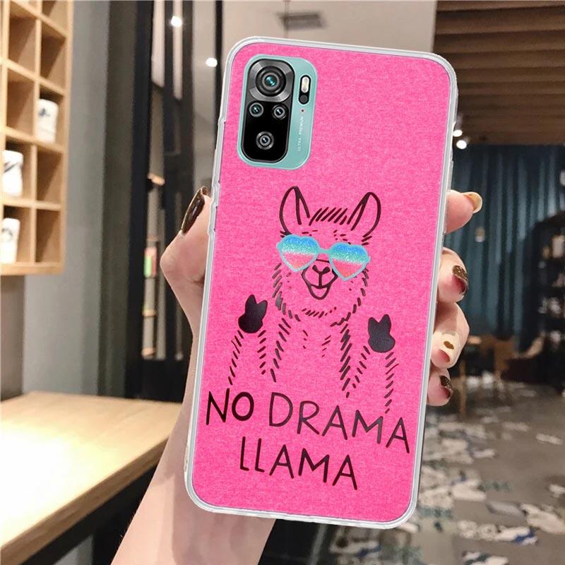 Lama Llama Alpacas Soft Phone Case For Xiaomi Redmi Note 12 12S 13 14 11 11S 10 Pro 10S 11T 11E Plus 14Pro Pattern Cover Note 12