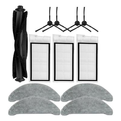 Комплект боковой щетки, основная щетка для Xiaomi RoidMi EVE Plus SDJ01RM, детали для подметальной машины, мешок для пыли, тряпка для швабры, аксессуары для пылесоса