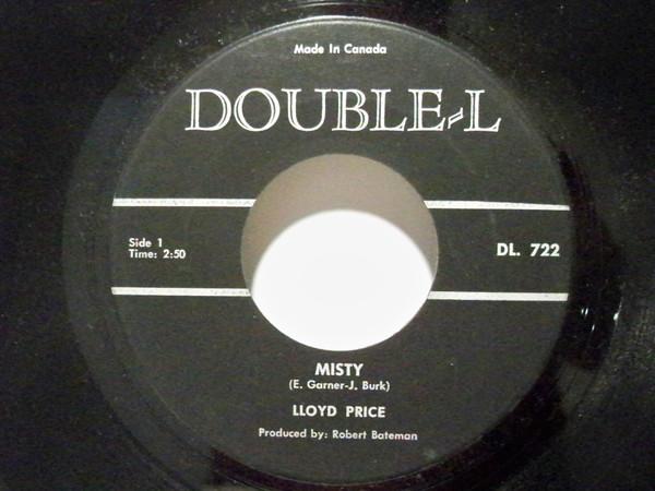 7-дюймовая пластинка LLOYD PRICE Misty Cry On DL722 Двойная L Канада SoulFunk Б/у