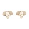 Plouluyt 2 Pieces Car Beige ABS Interior Roof Hook Clothes Hanger Hook Trim for V90 S90 XC40 XC60 XC90 2015-2020