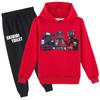 Kids 3D Hoodie Set Skibidi Toilet Pullover Tracksuit Speakerman Children Sweater+ Pants