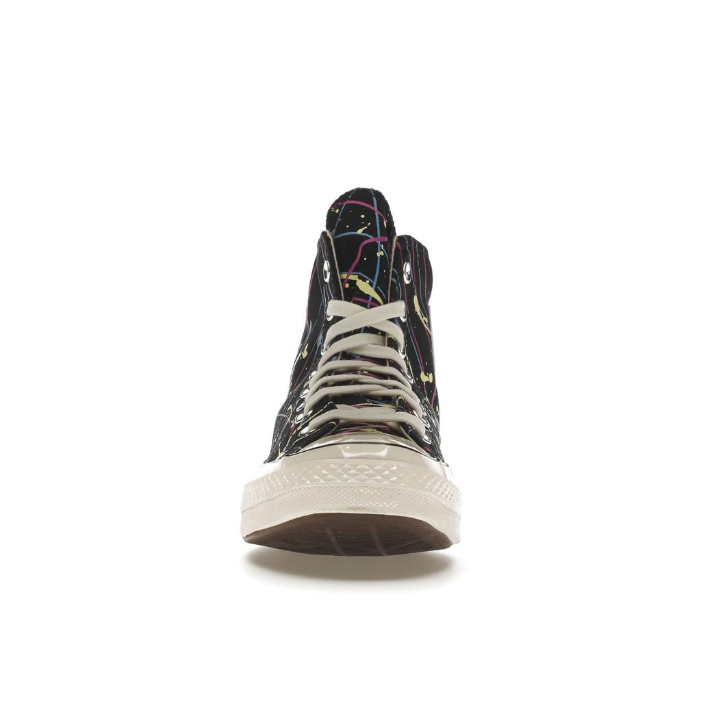 Converse Кеды Chuck 70 High Черные с Малиновыми Брызгами Повседневные 170801C