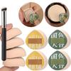 4pcs Mini Finger Puff Air Cushion Puff Dry Wet Dual Use Foundation Sponge Detail Makeup Sponge Puff Set with Concealer Brushes