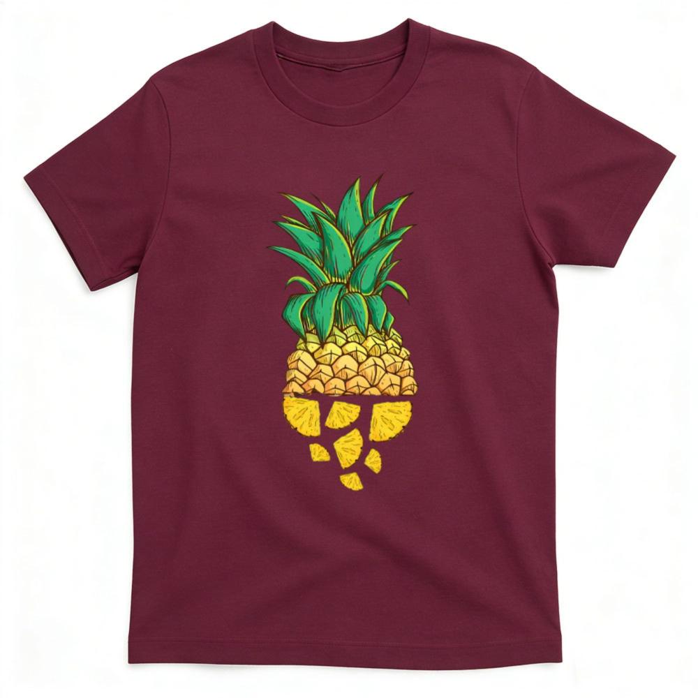 Футболка с принтом Fruit Club Одежда Футболка для любителей ананасов Мужские Топы Трендовые Y2K Оверсайз Топы