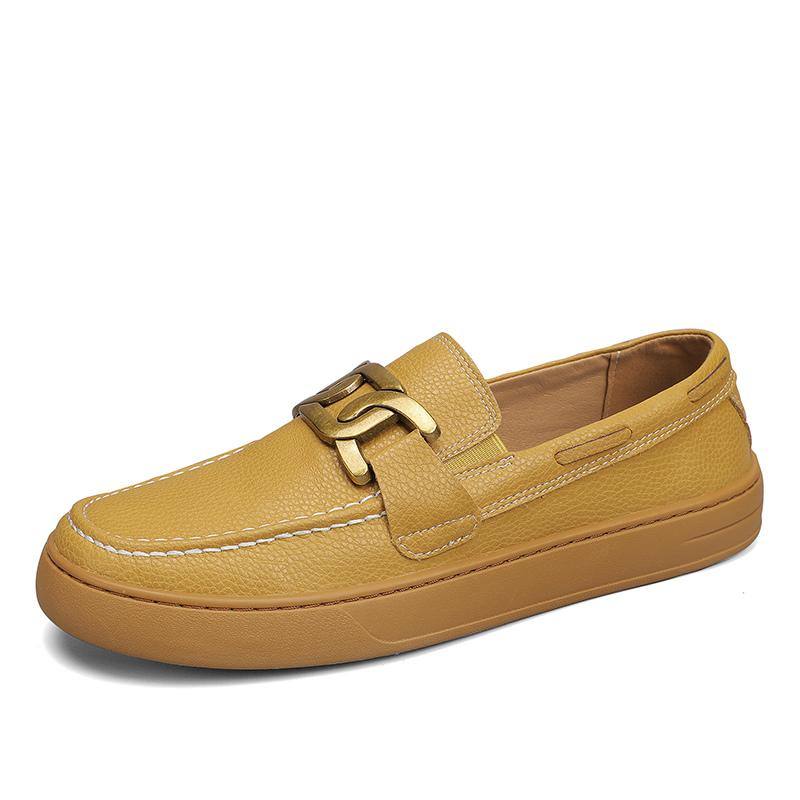 Модные классические белые мокасины мужские дышащие повседневные туфли на плоской подошве мужские кожаные туфли без застежек для вождения мужские sapatos masculinos
