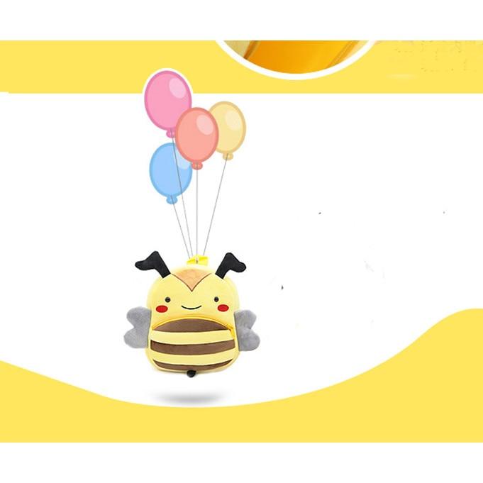 Kids Backpack Bee Model Plus Size 26x24x10cm Yellow Cute Cartoon School Bag for Kindergarten Elementary