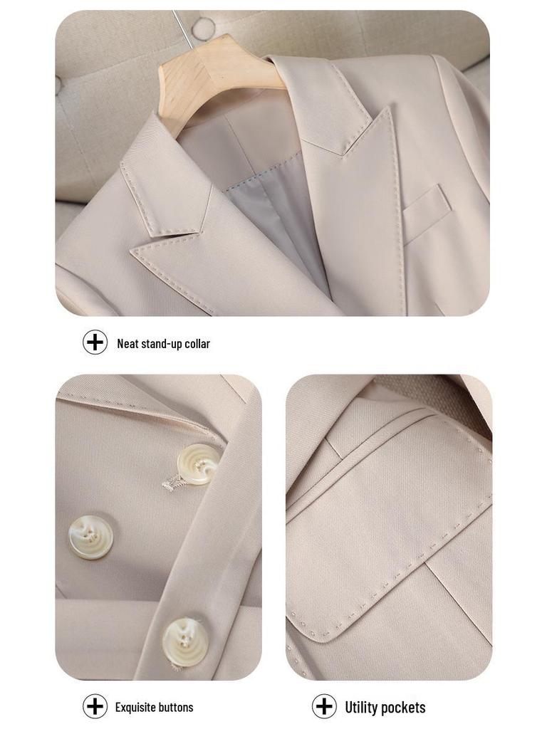 Женский высококлассный осенне-зимний приемный костюмный набор для профессиональной и стильной презентации