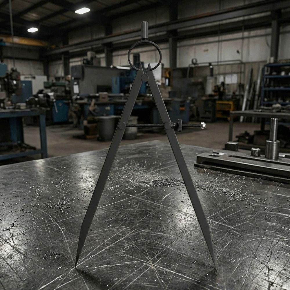 Metal Pencil Compass Marking Scribing Wing Divider Compass Scribe Compass Engineering