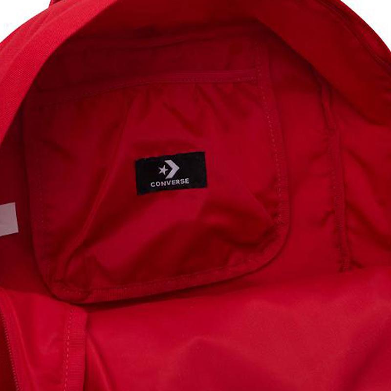 New Converse Polyester Handbag Backpack Small Size Unisex Red 10026013-A06