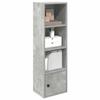 VidaXL Bookcase Concrete Grey 31x24x102 Cm Engineered Wood, Bookshelf, Storage Rack, Book Holder, 860340