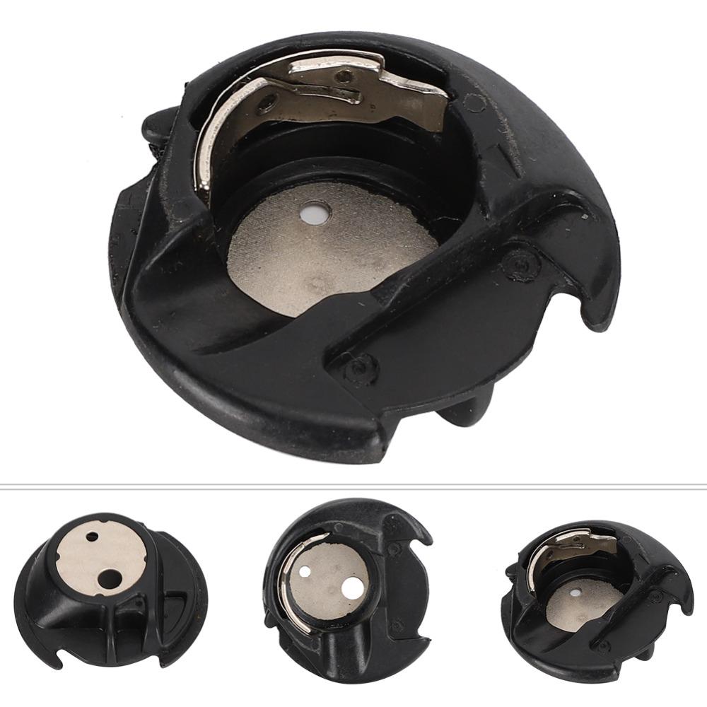 Multifunctional Bobbin Cover Rotating Hook Plastic, Iron Hook Bobbin Case Black Rotating Bobbin Case Sewing Machine Accessory