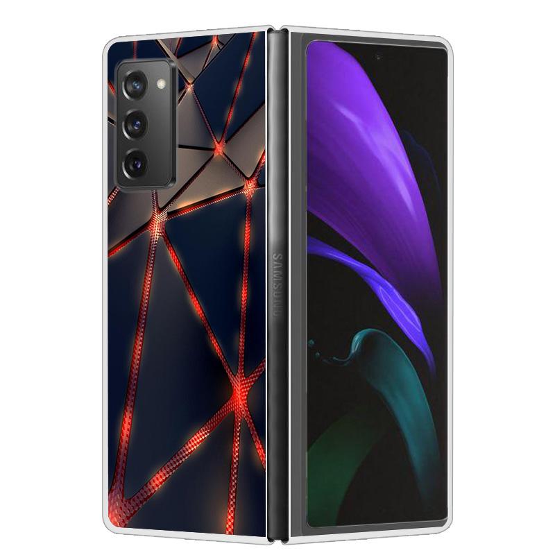 Для Samsung Galaxy Z Fold2 Fold4 Fold5 Чехол Ударопрочный Жесткий Пластик ПК Задняя Крышка Для Samsung Galaxy Z Fold 3 5 4 5G Чехлы для Телефона