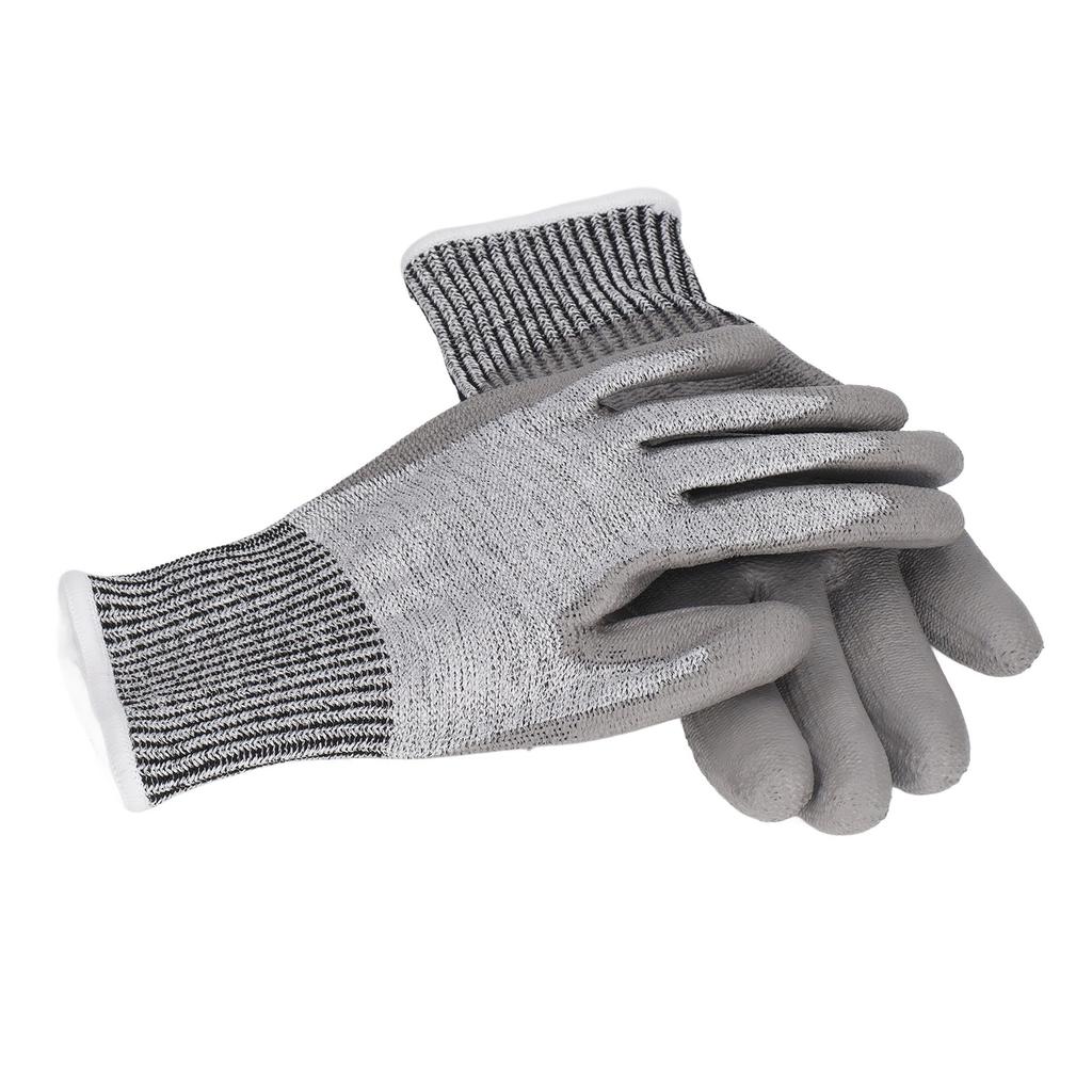 Рабочие перчатки Уровень F Устойчивые к порезам С ПУ покрытием Дышащие для технического обслуживания Садоводство L