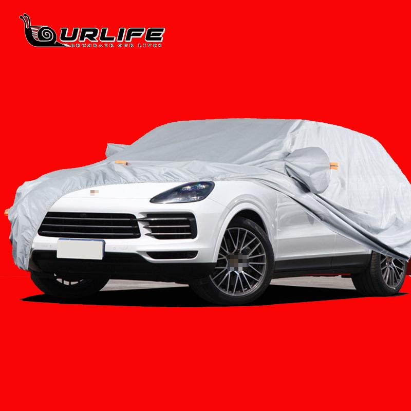 Полные автомобильные чехлы для защиты от солнца, ультрафиолета, пыли, дождя и снега из ткани Оксфорд, защитные для Porsche Cayenne 958 955