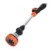Garden Hose Wand 8 Patterns Multifunctional ABS TPR Aluminum Alloy Long Hose Nozzle Sprayer for Agriculture Irrigation