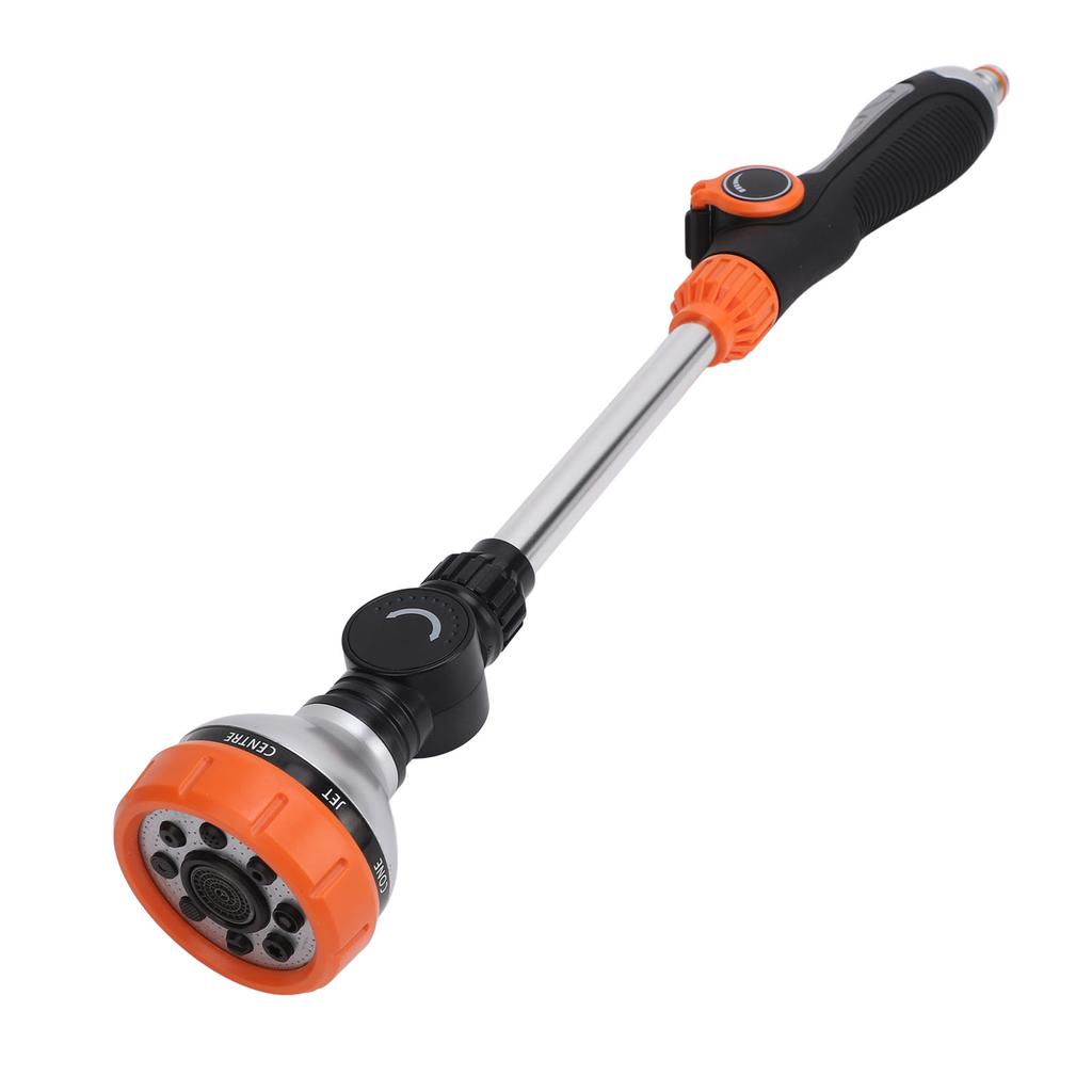 Garden Hose Wand 8 Patterns Multifunctional ABS TPR Aluminum Alloy Long Hose Nozzle Sprayer for Agriculture Irrigation