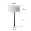 5-50Pcs Mini Wool Polishing Head 3mm Shank Buffing Wheel Drill Rotary Abrasive Brush Hand Grinding Buffing Tools 2025