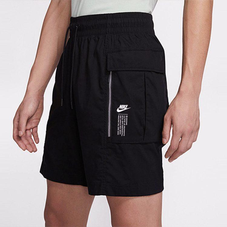 Nike Мужские шорты-карго черные умеренные CZ8679-010