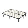 Jacky - Solid and Comfortable Bed Base 140x190 X 29 Cm Slatted Frame 9 Metal Legs - Quick and Easy Assembly