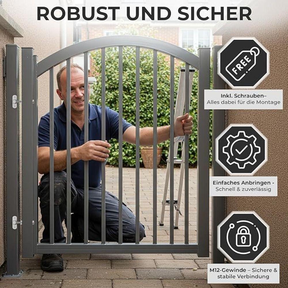 2pcs 1100lbs Load Capacity Stainless Steel Hinge Rust Resistant Farm Fence Hardware Courtyard Gate