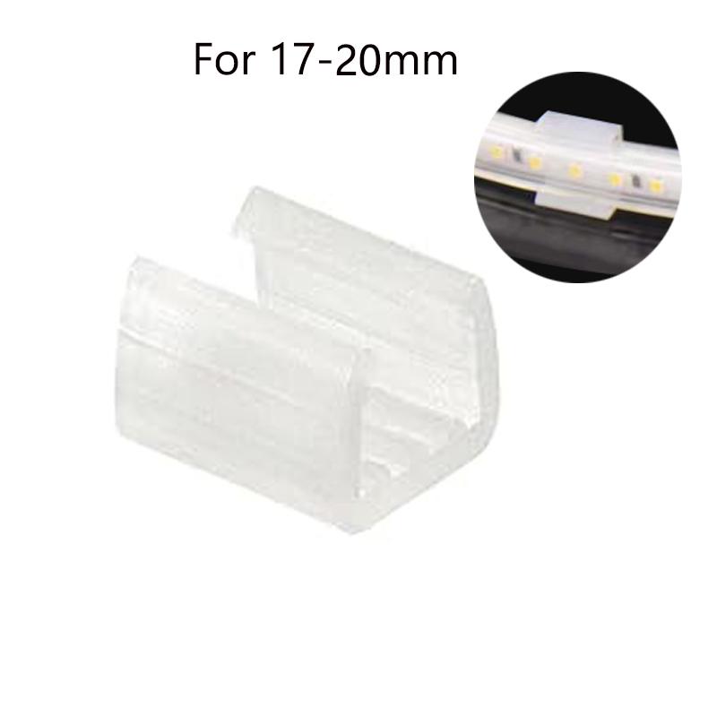 Неоновая лента LED Фиксирующие клипсы Держатель Соединитель Аксессуары 6мм 8мм 10мм 12мм 15мм 18мм 20мм Для фиксации неонового света COB Светодиодная лента Пряжка