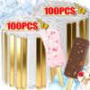 100/10x Акриловые палочки для кейк-попсов Оптовая продажа Многоразовые палочки для мороженого Домашняя кухня Конфеты Подарки Сувениры для вечеринок Поделки DIY Форма Аксессуары