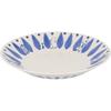 Moomin Blue Flora 22 Pasta Plate Leaf