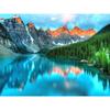 5d алмазная живопись Новое поступление Снежная гора озеро пейзаж полная алмазная мозаика пейзаж рукоделие домашний декор