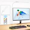 KableRika LED Desk Lamp with Remote Control, Dual Light Source, Clamp, Touch Panel, and Remote Control, Bright and Powerful, Timer Setting, Dimmable