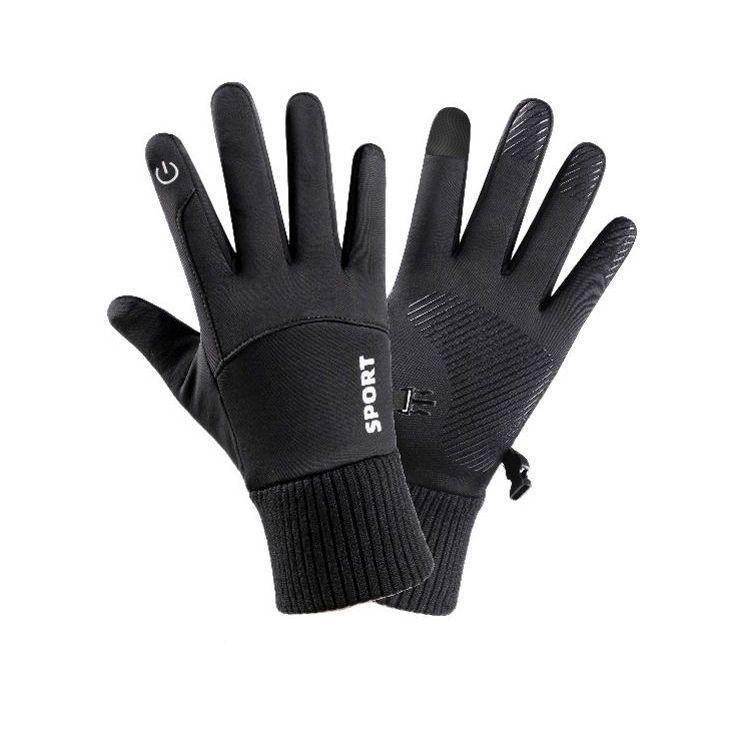 Мужские зимние сенсорные водонепроницаемые перчатки для спорта на открытом воздухе