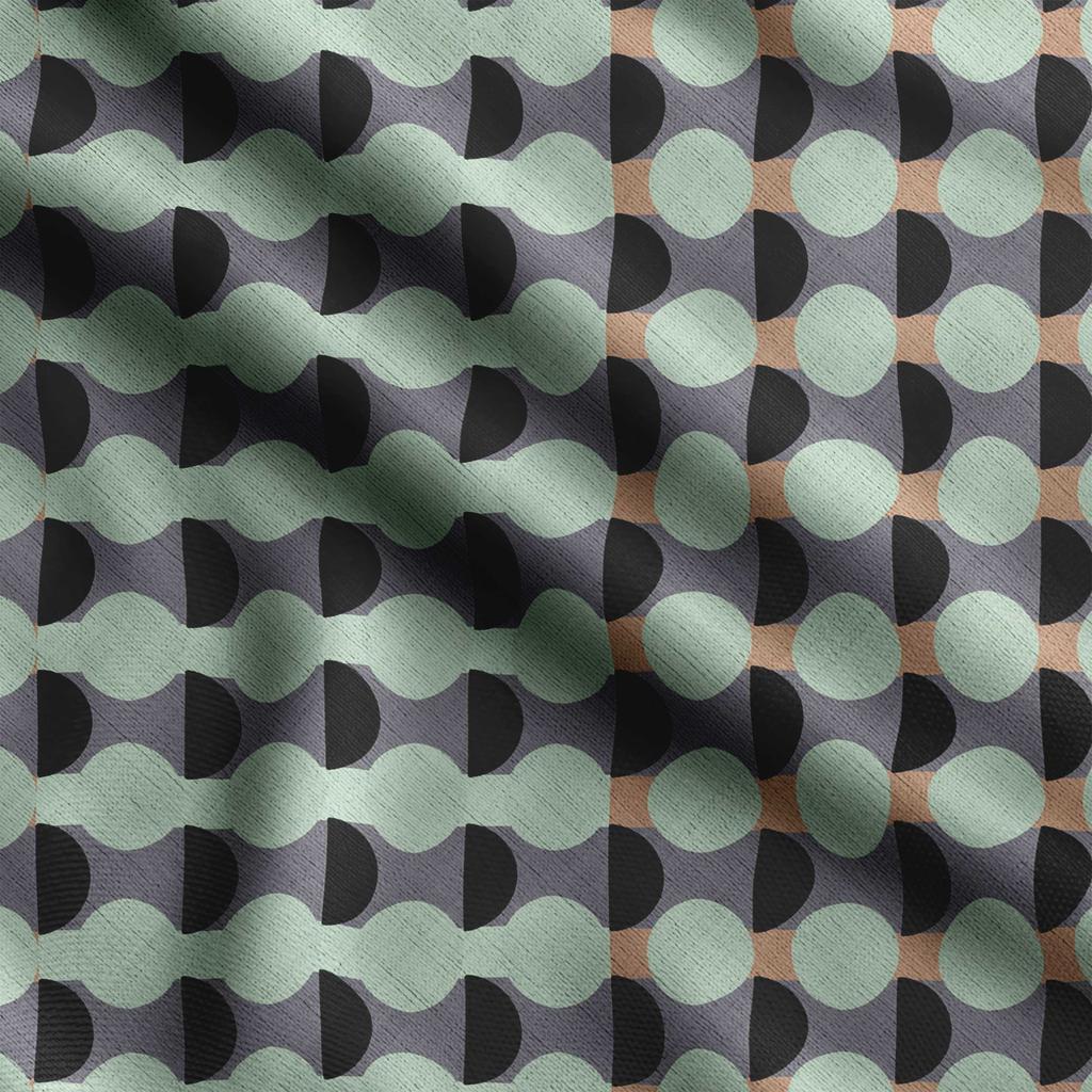 Soimoi Geometric Print,  Cotton Cambric, Quilting Fabric Sold by The Yard 42 Inch Wide, Medium Weight Cotton Fabric,