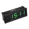 3 In 1 Car High-precision Electronic LED Luminous Clock + Thermometer + Voltmeter