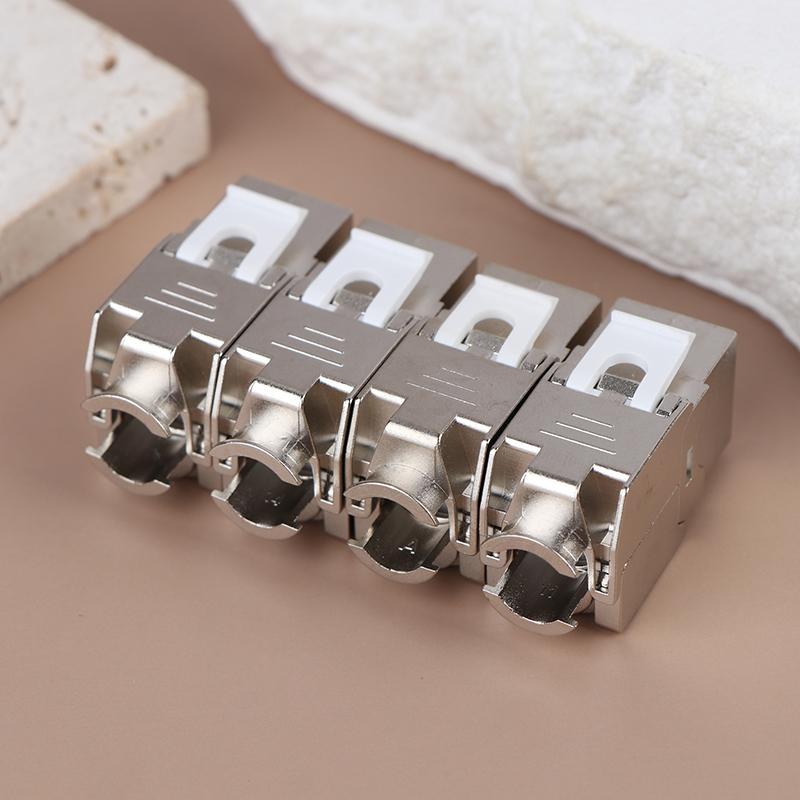 Разъем Keystone Cat6A Cat7 Cat7 Rj45 Stp Безинструментальный Тип Модульные Разъемы Адаптер Соединитель Для 22-26 Awg