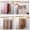 1PCS Folding Trouser Rack Multi-functional Household Multi-layer Trouser Hanger Traceless Trouser Rack Wardrobe Storage Shenqi