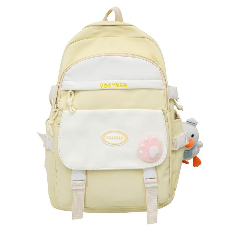 Цветной контрастный студенческий школьный рюкзак в студенческом стиле, женский рюкзак большой вместимости, школьный рюкзак для младших школьников