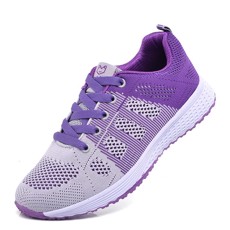 Женская дышащая обувь, повседневные кроссовки для бега на нижней подошве