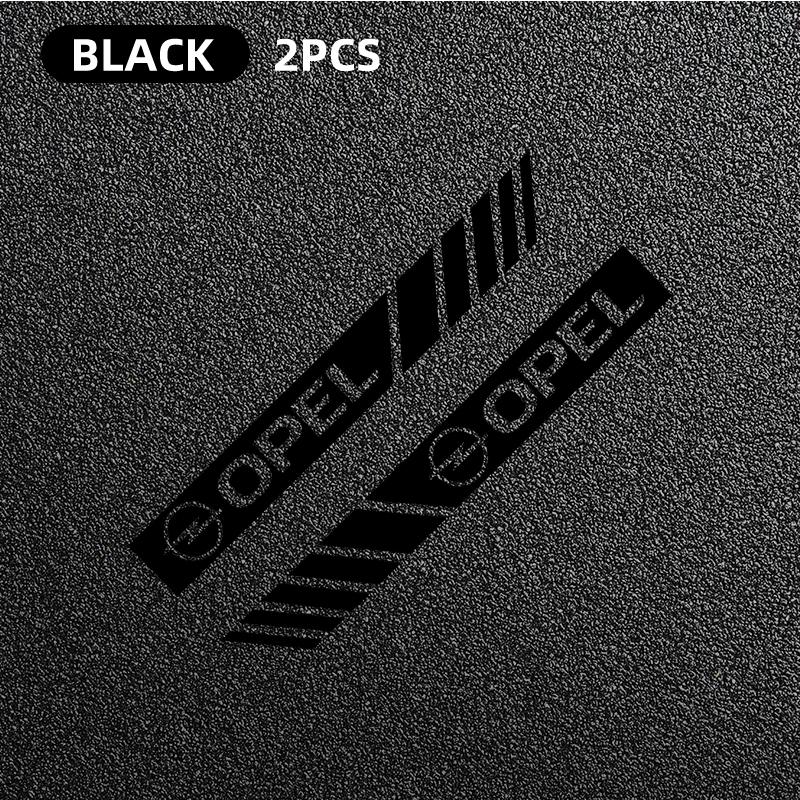 VKXG1 2Pcs Car Rearview Mirror Side Decal Stripe Sticker Vehicle Body For Opel Astra j Insignia Astra g Corsa Zafira Mokka Accessories