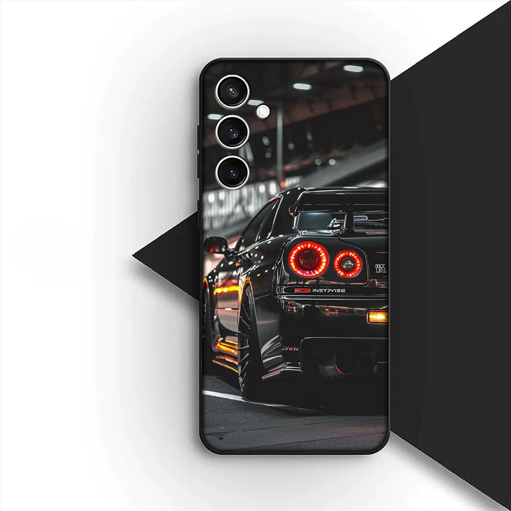 Supercar Super Car Cartoon Taillights Cover for Apple iPhone 17 12 13 Pro Max Mini ProMax 7 + 8 Plus Air 8+ Coque Phone Case