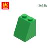 53 шт./лот 3678 Черепица 2x2x2 точки 65 градусов Блок Аксессуары Hue для Моделирования Совместимые с Кирпичиками DIY Игрушка для Детей Сборка