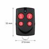 Automatic Cloning Automatic Cloning Controller 4 Keys Remote Control  Garage Door Opener