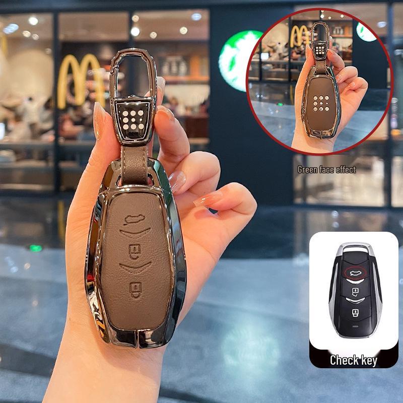 Синий Электрический Чехол для Ключа E5plus для Автомобильного Ключа Dongfeng Seres E5 Plug-in Hybrid DE-i