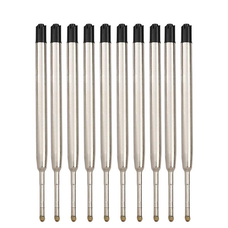 Metal Ballpoint Pen Core G2 Pen Core Blue Black Red Ink Parker Style Standard 0.7Mm Ballpoint Pen Refills Nib Medium