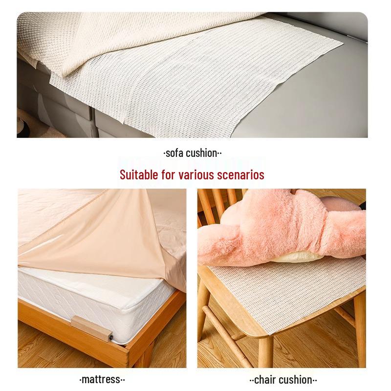 Silicone Anti-Slip Bed and Sofa Pad - Secure, Non-Slip Mattress & Sheet Fasteners