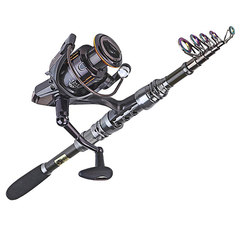 Удочка и катушка со спиннинговой катушкой Наборы для морской и пресноводной воды для катания на лодке Морская рыбалка