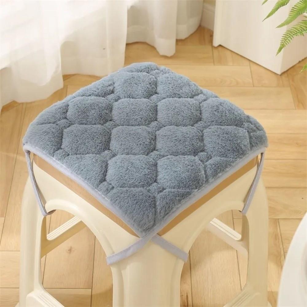 35x35cm Square Seat Pad Plush Chair Pad New Chair Cushion Home Office